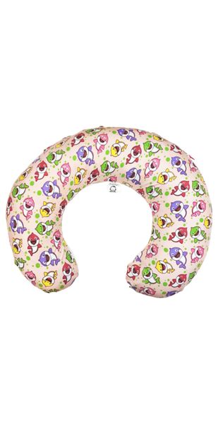 Kika Baby Shark Nursing Pillow -Candy Pink