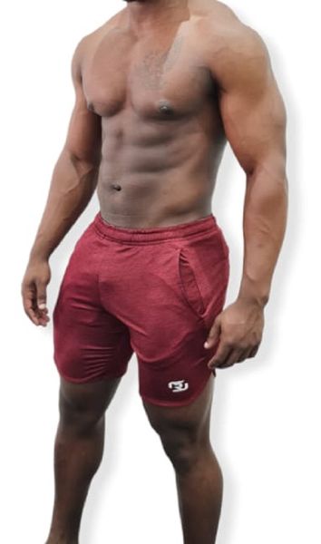 Ronex Ultrasoft Polyester Running/Training Short (Burgundy)