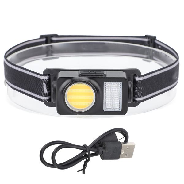 Headlamp Flashlight Waterproof Multifunction Usb Rechargeable