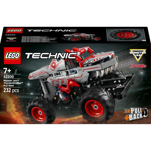 LEGO® Technic Monster Jam™ ThunderROARus™ Pull-Back Truck Toy 42200