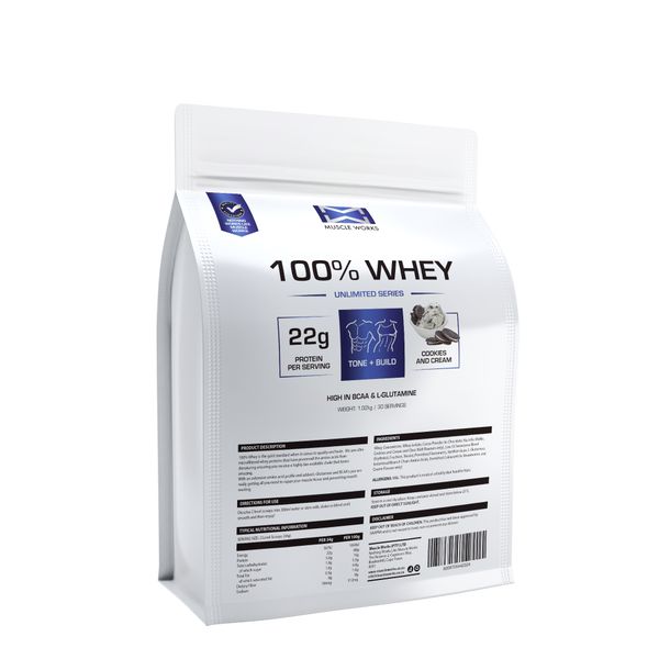 100% Whey Protein 1kg - Cookies &amp; Cream
