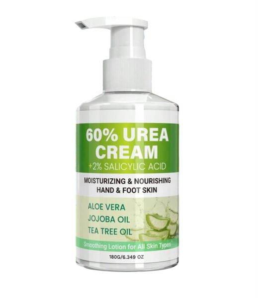 60% Urea Cream with 2% Salicylic Acid - Aloe Vera, Jojoba &amp; Tea Tree Oil