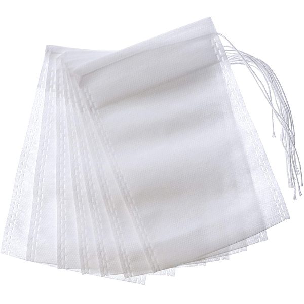 Corn Fiber Tea Filter Bags - Eco-Friendly - Set of 100