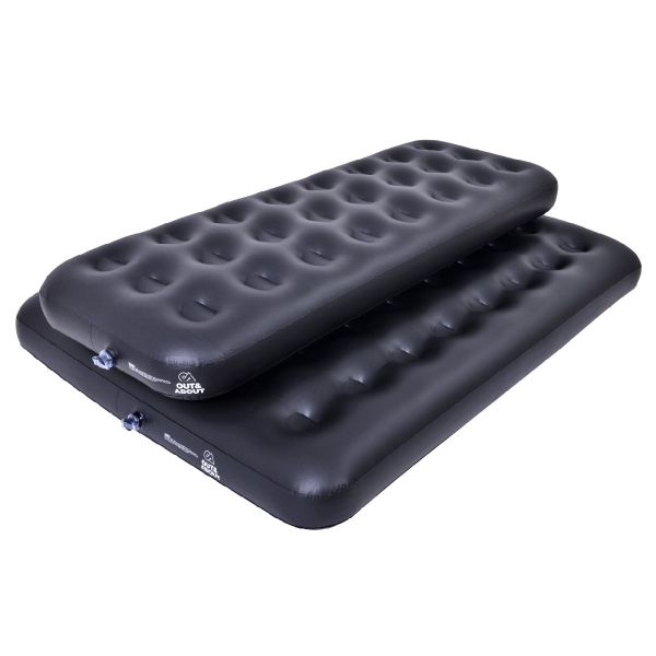 Out and About Inflatable Air bed Single And Double Combo Matress