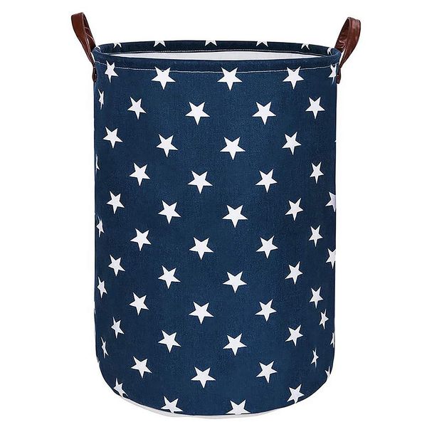 Creative Deco Eco-Friendly Laundry Basket with Drawstring - Collapsible