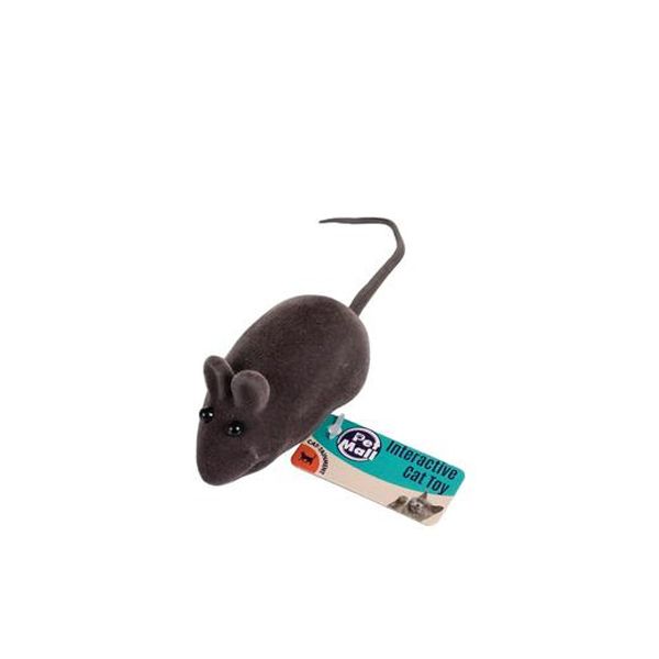 Pet Mall Pet Cat Toy Grey Mouse (5cm) - 1 Pack