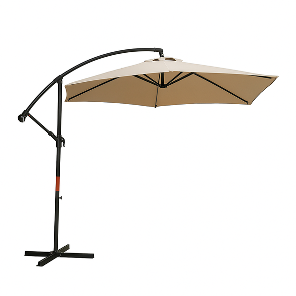 3m Cantilever patio Umbrella - Modern Offset Shade for Outdoor Use