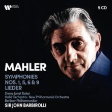 Mahler: Symphonies Nos. 1, 5, 6 &amp; 9/Lieder (CD / Box Set)