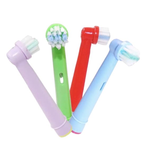 FTG Kids Toothbrush Heads For Oral B Pro Health Stages Kids - 4 Pack