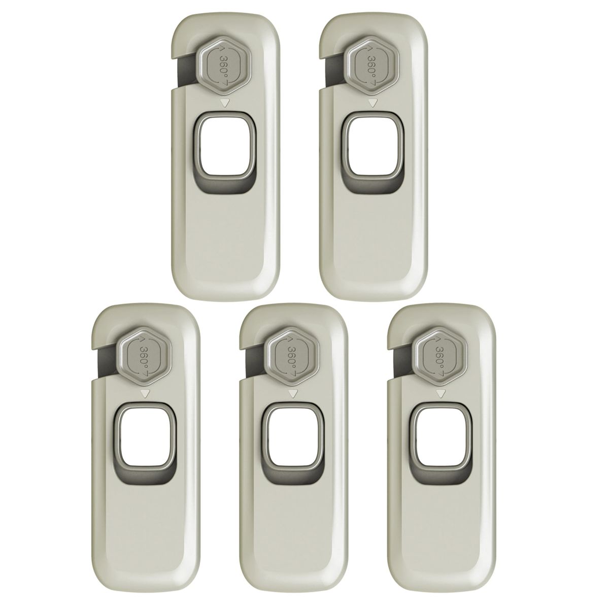 5 Pack Child Proof Refrigerator Lock Fridge Locks For Kids W Adhesive