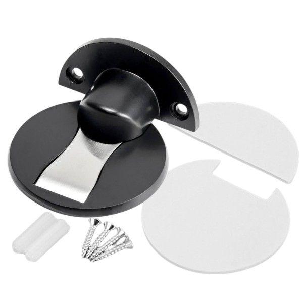 Strong Magnetic Door Stoppper - Black