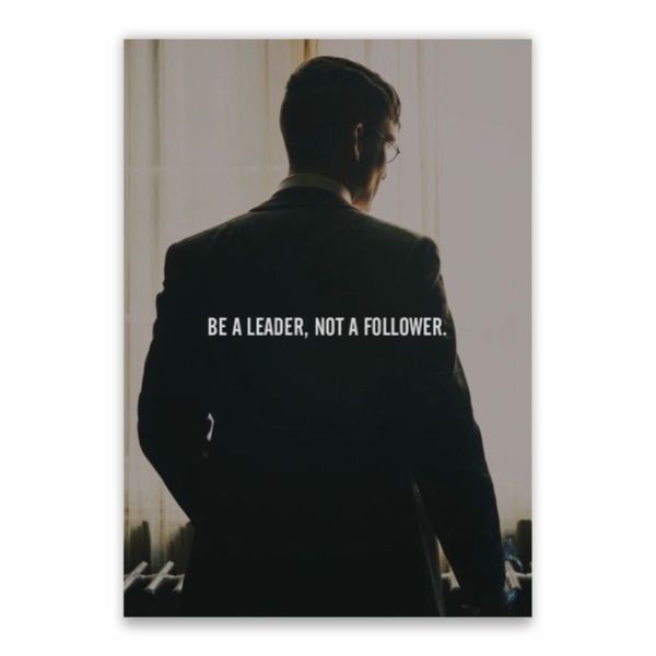 Tommy Shelby Quote Poster - A1