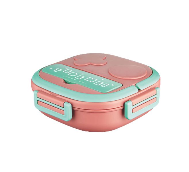 Tedemei 3 Grid Stainless Steel Insulated Lunch Box Thermo Bento Box