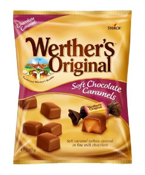 Werther's Original Chocolate Caramel 100g (Box of 12)