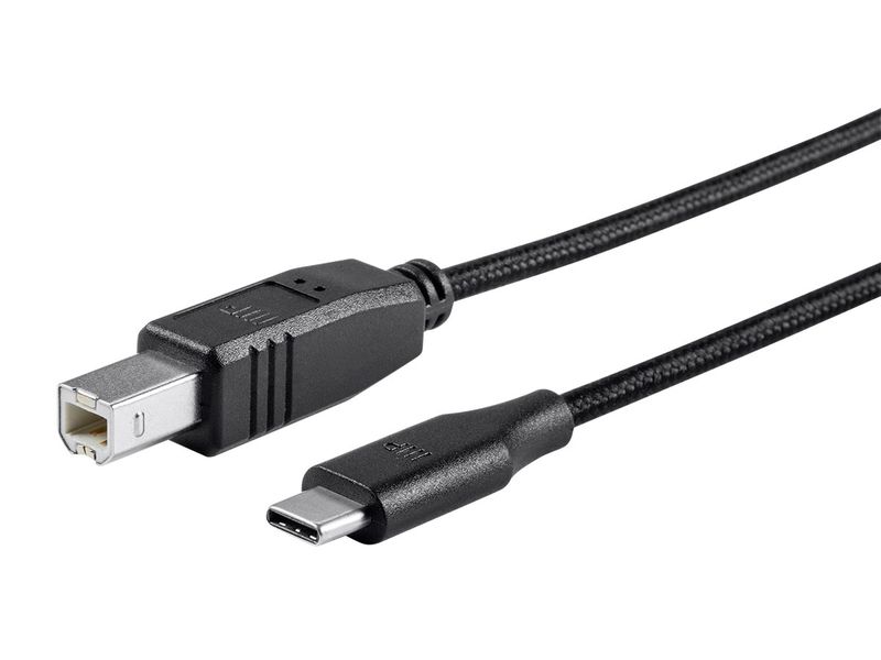 Monoprice USB Type C to USB-B 2.0 Cable - 480Mbps, 2.4A, Printer Cable - 1m