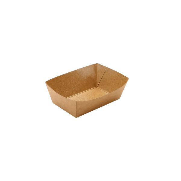 Kraft Disposable Food Tray No 2 (175ml) - 50 Pack