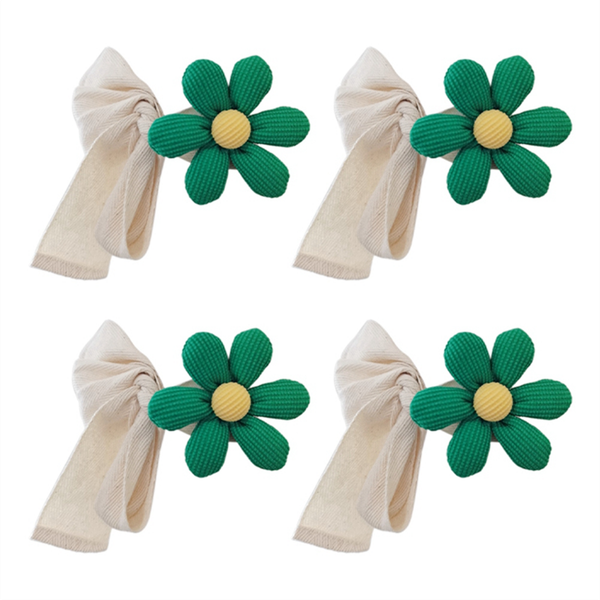 Flower Shape Window Curtain Bundle Band Kids Room Hanging E
