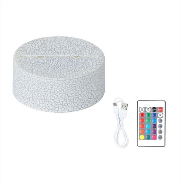 3D Night Light Base Colour Changing Luminous Base A