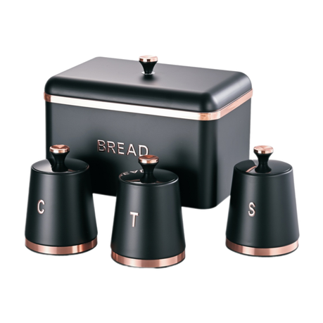 Savon Clair & Foncé セット 125g Royal Homeware Monza Collection 4pc Breadbin Set | Shop Today. Get