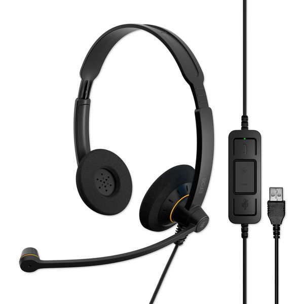EPOS Impact SC 60 USB Professional Headset - Single-Ear Communication Headset for Business - Impact 100 Series