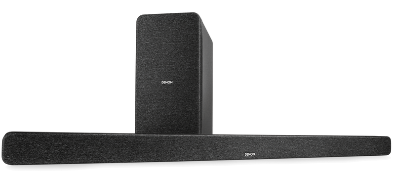 Denon DHT-S517 Large Sound Bar with Dolby Atmos &amp; Wireless Sub - Black