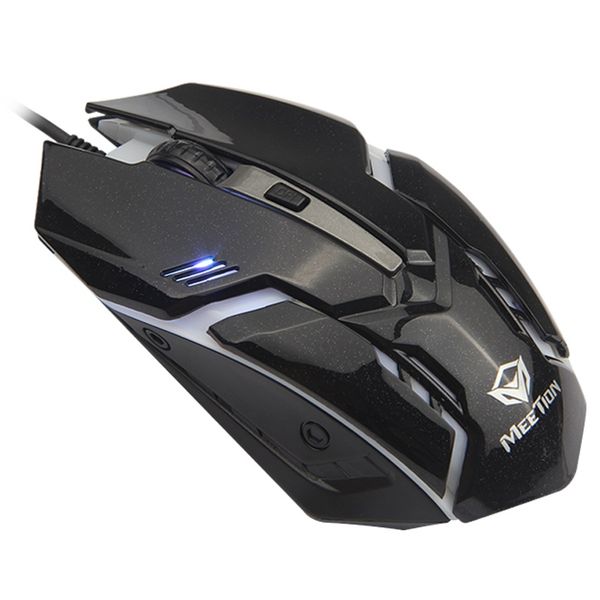 MEETION M371 Gaming Wired Mouse -4 Buttons Rainbow