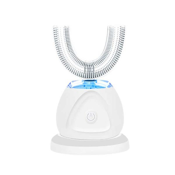 Professional U-Shaped Rechargeable Electric Toothbrush - White