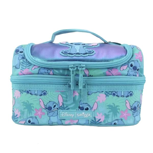 Smiggle Lilo and Stitch Lunchbox / bag Blue