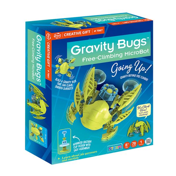 Gigo Gravity Bugs: Free Climbing MicroBot