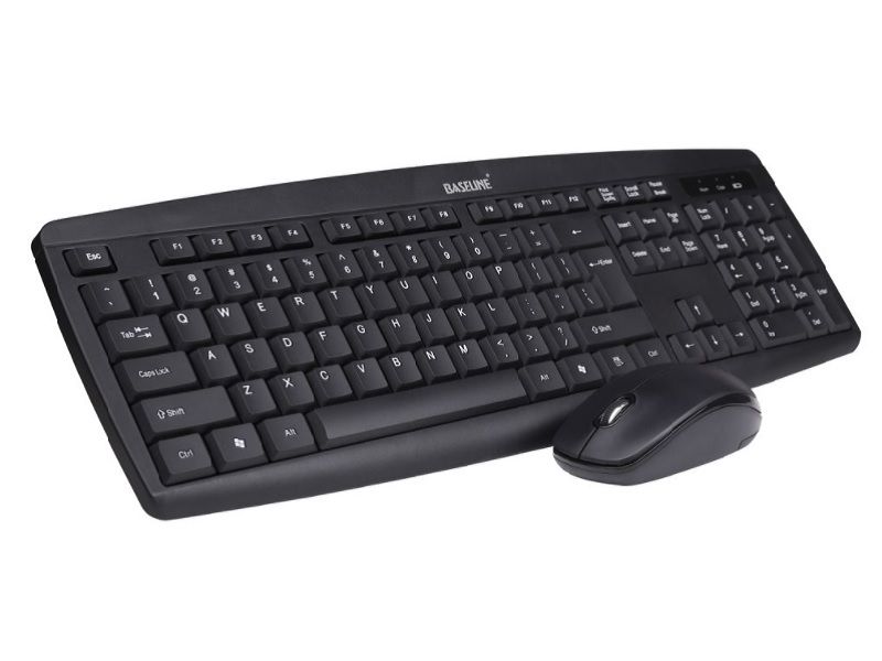 BASELINE Wireless ergonomic keyboard &amp; mouse combo (BL-COMBW701)