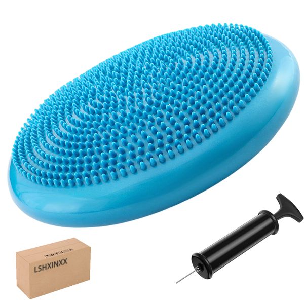 34cm Wobble Cushion Core Balance Disc, Balance Pad with Inflation Pump