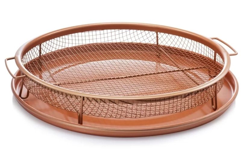 Copper Round Crispy Tray