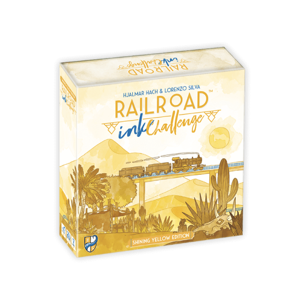 Rail Road Ink Challenge - Shining Yellow Edition