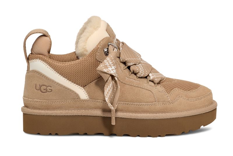UGG Lowmel Suede High-top Sneakers - Sand