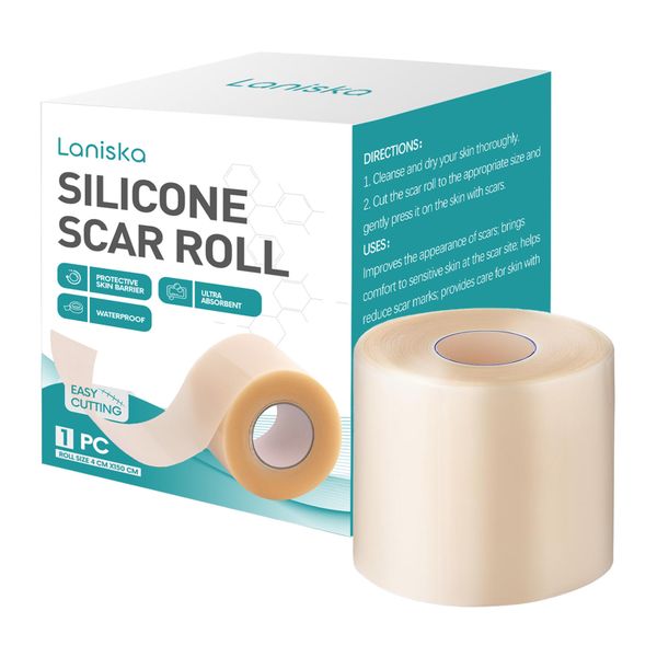Silicone Hydrocolloid Roll For Scars Care Waterproof Self-Adhesive Patches