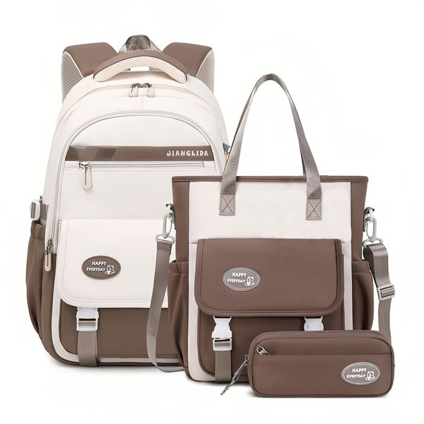 School backpack, children's school bag, 3-piece set