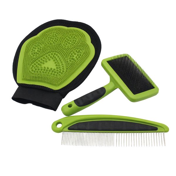 3 in 1 Pet Cleaning and Grooming Comb Supplies Set