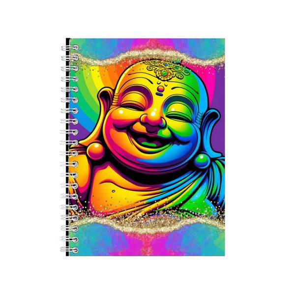Smile Buddha Neon Notebook Animal Gift Idea Notepad Pad 76