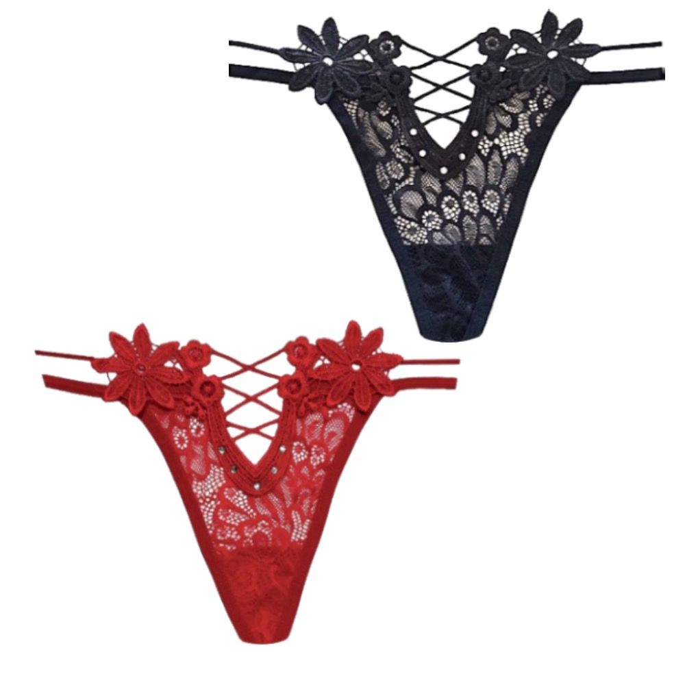 2 Pack Women Sexy Thong / G String, Underwear / Lingerie for Women ...