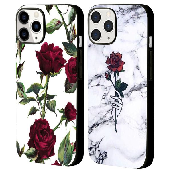 2PCS Marble Rose for iPhone 15 Pro Max Protector Cases,iPhone 15 case