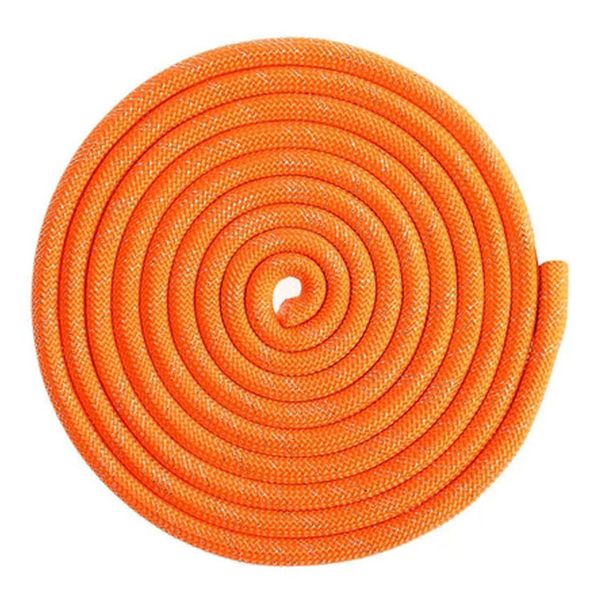 Rhythmic Gymnastics Art Training Body Building Competition Rope - Orange - 3 Metre