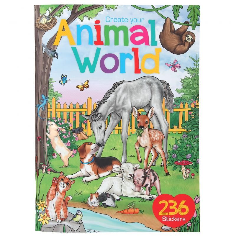 Top Model - Create Your Animal World Sticker Book - 236 Stickers | Buy ...