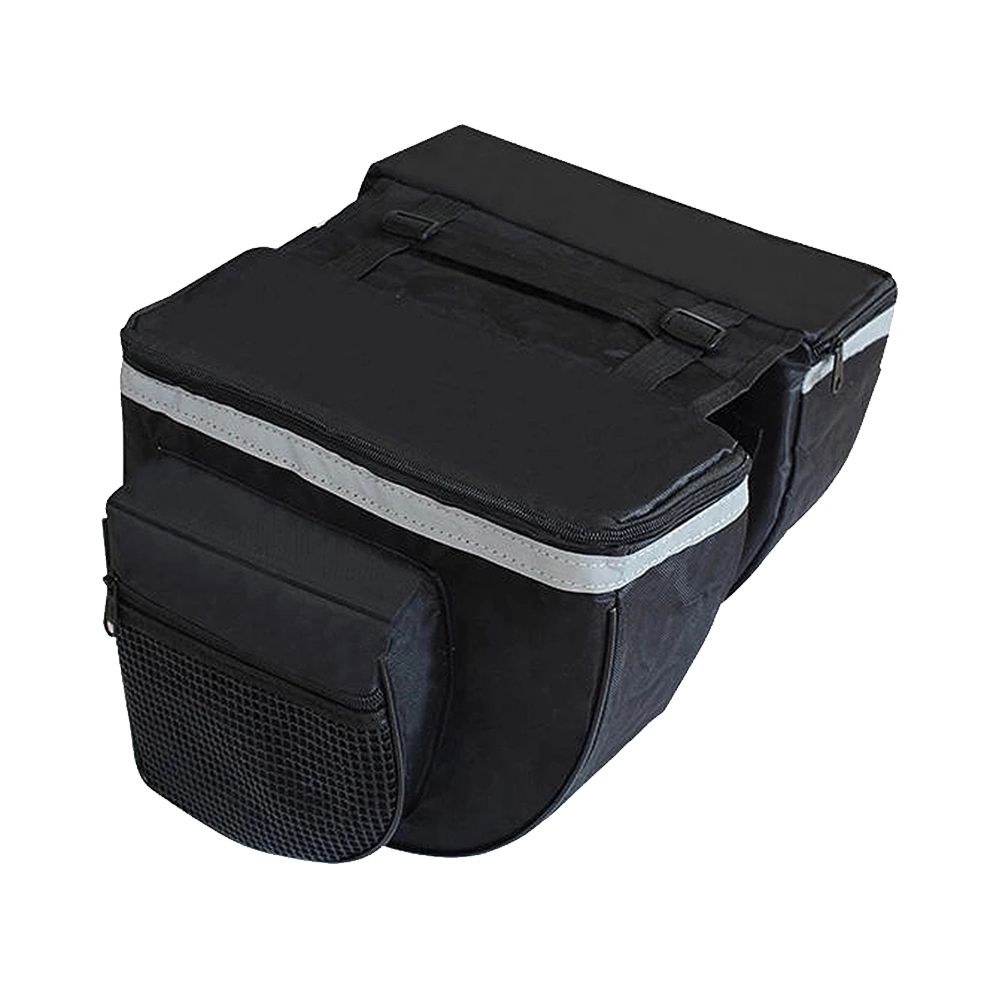 25L Reflective Waterproof Double Side Bicycle Saddle Bag Bike Rack Tail