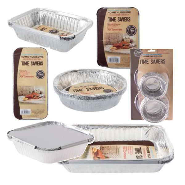 Kitchen Baking Disposable Pans Aluminium Foils Set of 142 - Special