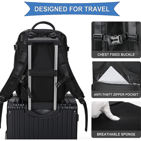 Backpack strap for luggage best sale