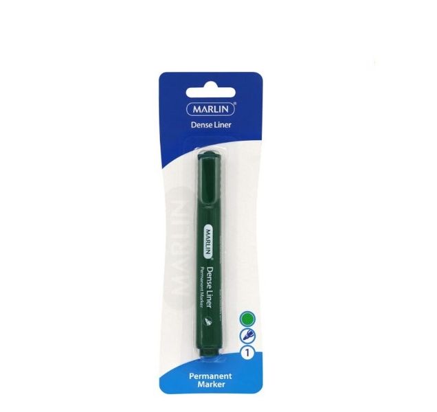 Marlin - Red Dense Liners Permanent Markers (Pack Of 12)