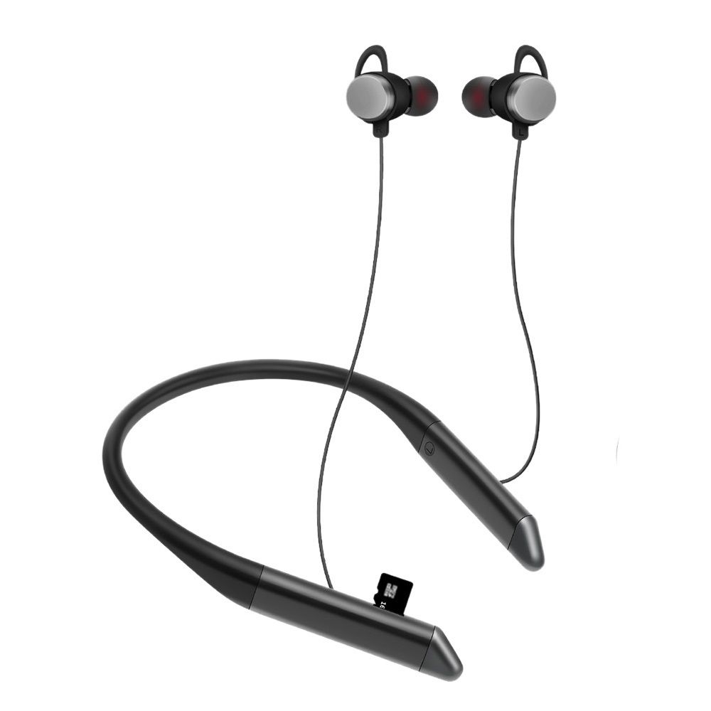 Wireless bluetooth earphones discount with sd card slot