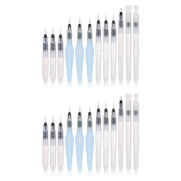 Watercolour Brush Pens Set 24 Pack Water Brush Pens