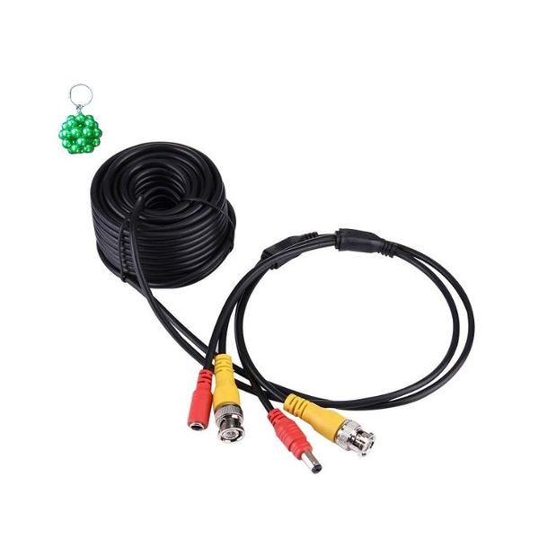 20M BNC Cable Video + DC Power CCTV Cable And A Keyholder