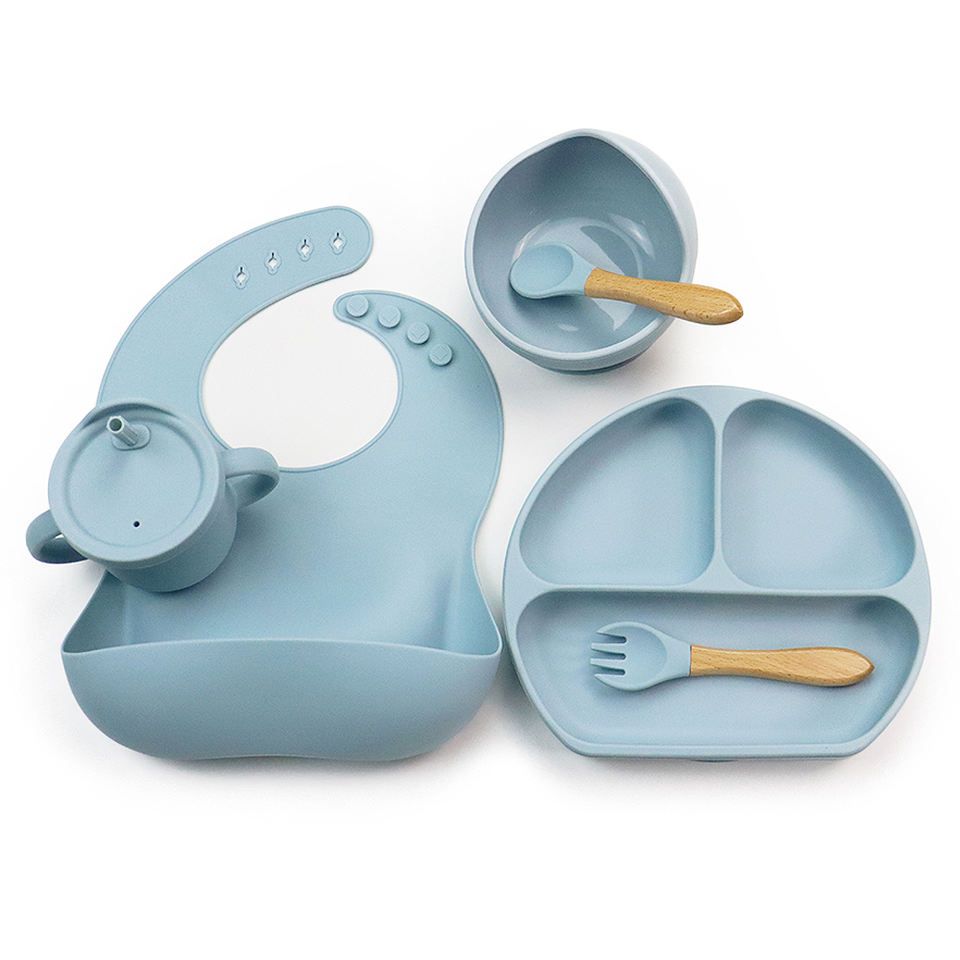 BPA Free Silicone Baby Tableware Feeding Set-6 Piece | Shop Today. Get ...